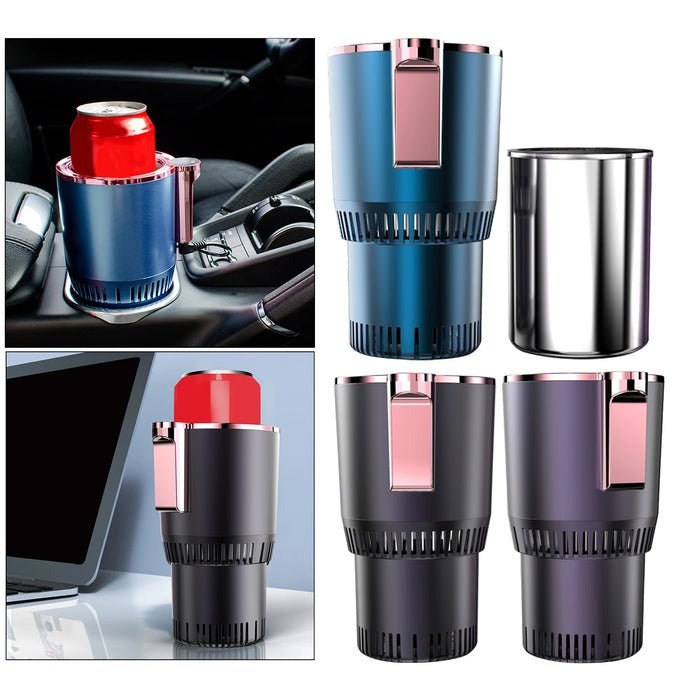 2 in 1 Smart Car Heating Cooling Cup Holder